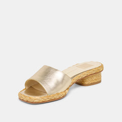 Dixi Platinum Leather Sandals | Dolce Vita Women
