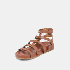 Susana Cognac Leather Sandals | Dolce Vita Women