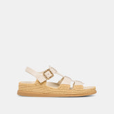 Shenna Bone Leather Sandals | Women Dolce Vita