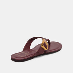 Rossa Burgundy Leather Sandals | Dolce Vita Women