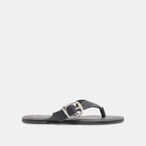 Rossa Black Leather Sandals | Women Dolce Vita