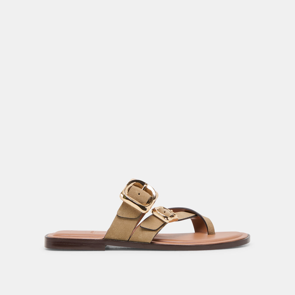 Shore Taupe Suede Sandals | Women Dolce Vita