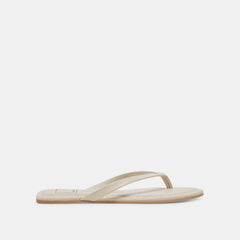 LAYNEY SANDALS IVORY LEATHER | Women Dolce Vita