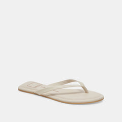 LAYNEY SANDALS IVORY LEATHER | Women Dolce Vita