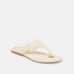 KITTLE SANDALS OFF WHITE LEATHER | Dolce Vita Women