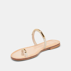 WINK WIDE SANDALS BONE LEATHER | Dolce Vita Women