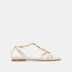Faun Off White Leather Sandals | Dolce Vita Women