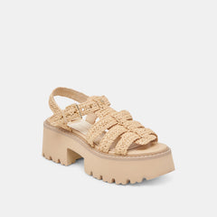 LATICE SANDALS LT NATURAL KNIT | Women Dolce Vita