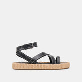 ROXIE SANDALS BLACK LEATHER | Dolce Vita Women