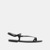 WANDRE SANDALS NOIR EMBOSSED LEATHER | Dolce Vita Women