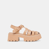 LASLY TONAL SANDALS CAFE LEATHER | Women Dolce Vita
