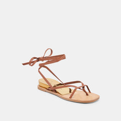 RUDIE SANDALS COGNAC LEATHER | Dolce Vita Women