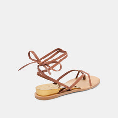 RUDIE SANDALS COGNAC LEATHER | Dolce Vita Women