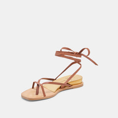 RUDIE SANDALS COGNAC LEATHER | Dolce Vita Women