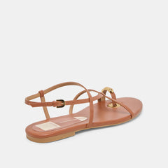 KESHA SANDALS COGNAC LEATHER | Women Dolce Vita