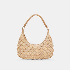 POSITANO SHOULDER BAG NATURAL RAFFIA | Dolce Vita Women
