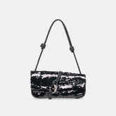 Alice Black Sequin Shoulder Bag | Dolce Vita Women