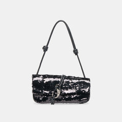 Alice Black Sequin Shoulder Bag | Dolce Vita Women