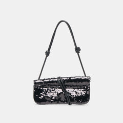 Alice Black Sequin Shoulder Bag | Dolce Vita Women