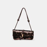 ALICE SHOULDER BAG BROWN SEQUIN STELLA | Dolce Vita Women