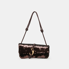 ALICE SHOULDER BAG BROWN SEQUIN STELLA | Dolce Vita Women