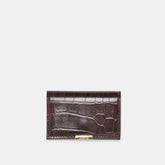 Mini-Me Brown Croco Stella Wallet | Women Dolce Vita