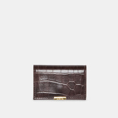 Mini-Me Brown Croco Stella Wallet | Women Dolce Vita
