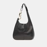 Johnnie Black Leather Shoulder Bag | Dolce Vita Women