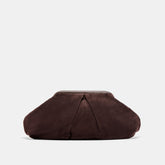 Sahara Espresso Suede Clutch | Dolce Vita Women