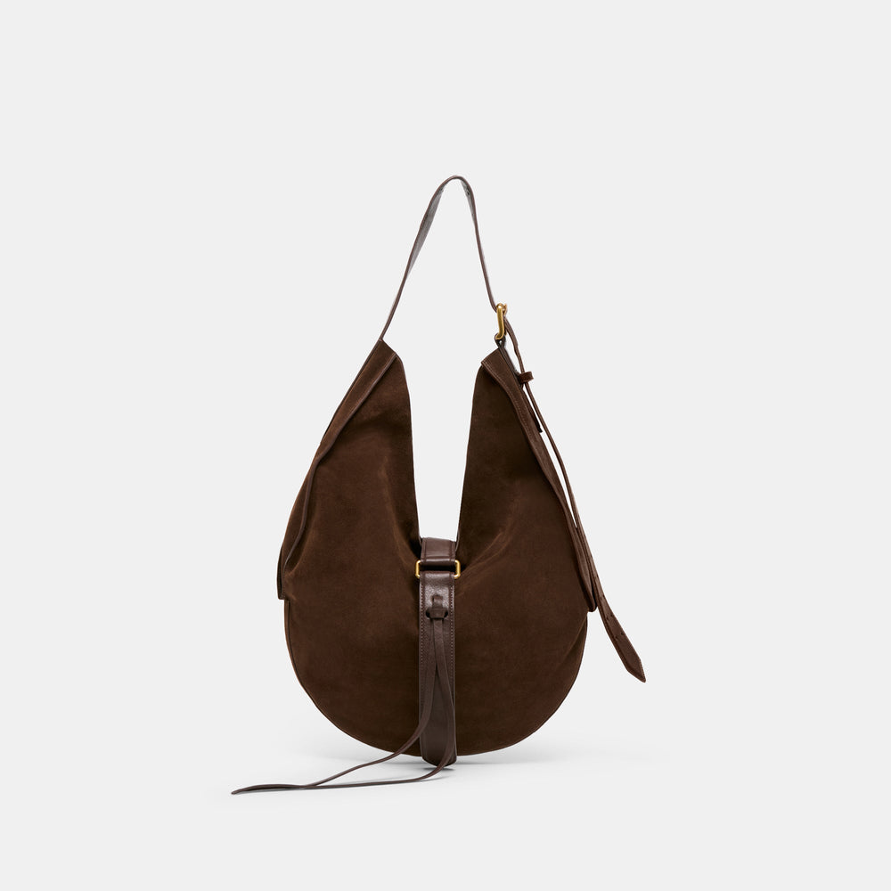 Oakley Chocolate Suede Tote | Dolce Vita Women
