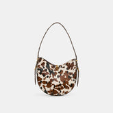 Bree Cocoa Calf Hair Shoulder Bag | Women Dolce Vita