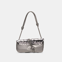 Alice Gunmetal Sequin Shoulder Bag | Women Dolce Vita