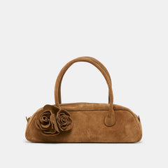 Boracay Brown Suede Shoulder Bag | Dolce Vita Women