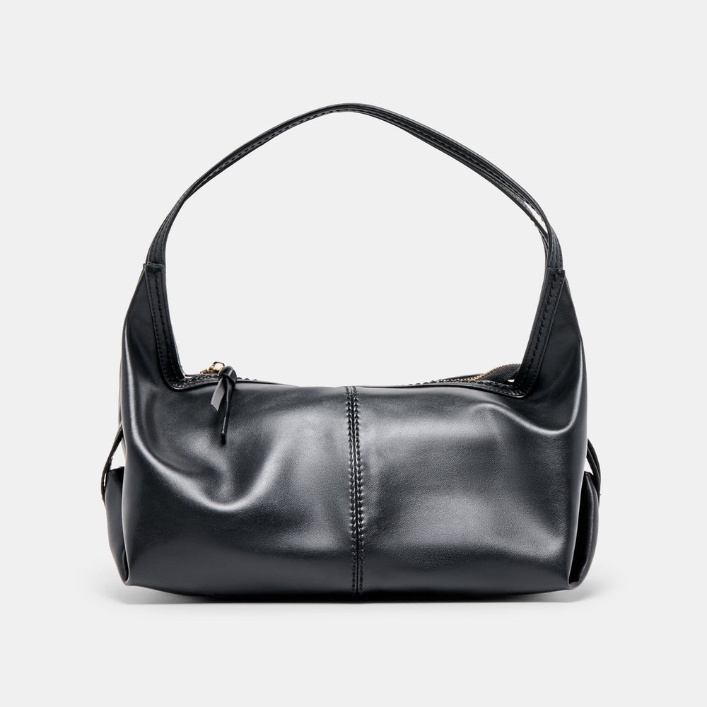 Billy Black Leather Shoulder Bag | Dolce Vita Women
