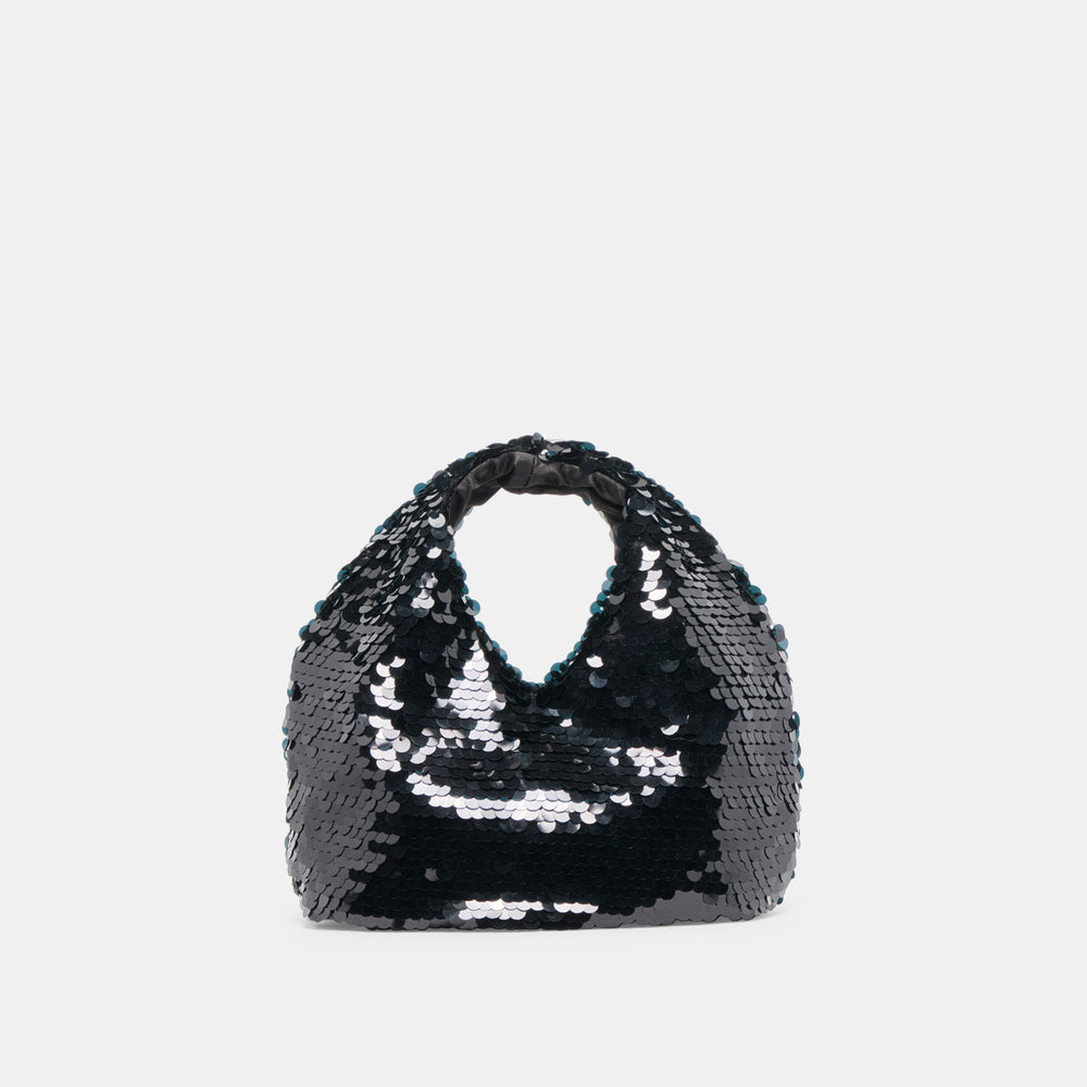 Dahlia Sequin Black Sequin Handbag | Women Dolce Vita