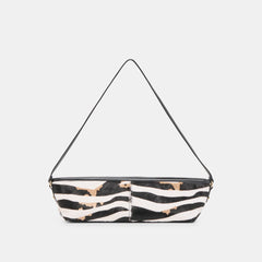Savaii Zebra Calf Hair Shoulder Bag | Dolce Vita Women