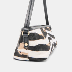 Savaii Zebra Calf Hair Shoulder Bag | Dolce Vita Women