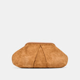 Sahara Cognac Suede Clutch | Dolce Vita Women