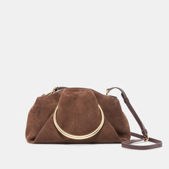 Channing Espresso Suede Handbag | Women Dolce Vita