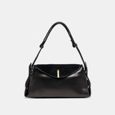 Devyn Black Leather Shoulder Bag | Women Dolce Vita