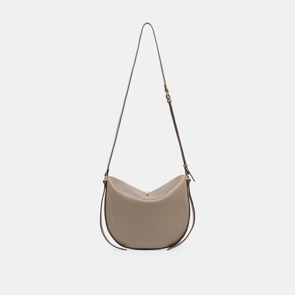 Burano Grey Leather Crossbody | Dolce Vita Women
