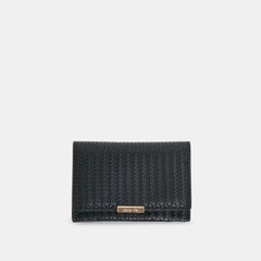 Mini-Me Black Woven Stella Wallet | Dolce Vita Women