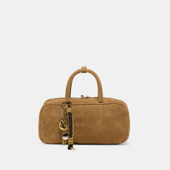 SANTINA HANDBAG TAUPE SUEDE | Women Dolce Vita