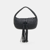 Zenia Black Leather Handbag | Women Dolce Vita