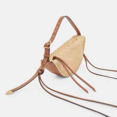 MONACO SHOULDER BAG NATURAL RAFFIA | Women Dolce Vita