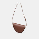 Sabine Brown Leather Shoulder Bag | Women Dolce Vita