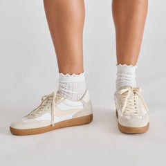 POINTELLE SOCKS WHITE | Women Dolce Vita