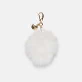 Pom Pom White Plush Bag Charm | Dolce Vita Women