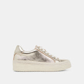 LENNIX SNEAKERS LIGHT GOLD METALLIC LEATHER | Dolce Vita Women