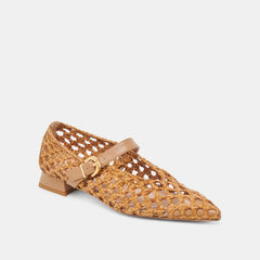 CATY BALLET FLATS NATURAL WOVEN | Dolce Vita Women